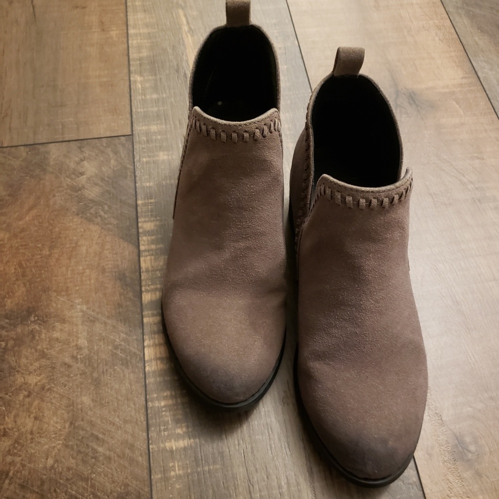 Greyish Taupe Ankle Booties